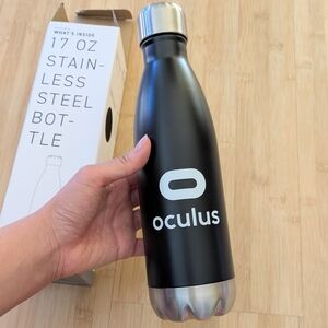 Oculus Black Stainless Steel Thermal Bottle 17oz